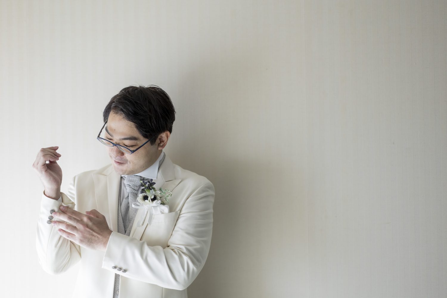 披露宴開始前に前撮り風お写真撮影