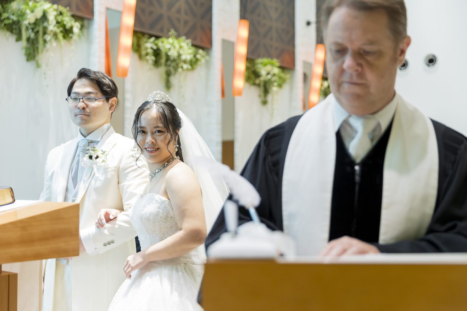 新婦様、カメラマンを見つけるのがお上手です📷