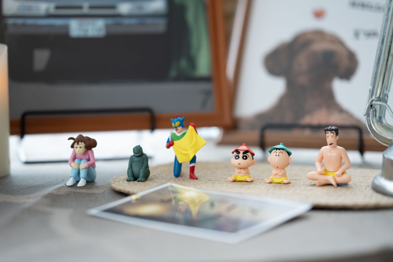 日々集めているというミニフィギュアたち