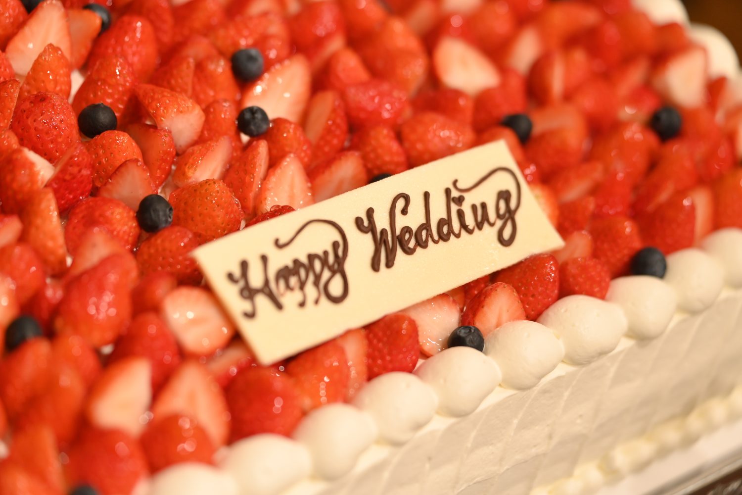 苺が沢山乗ったケーキが食べたい🍓と新郎様からのリクエスト！